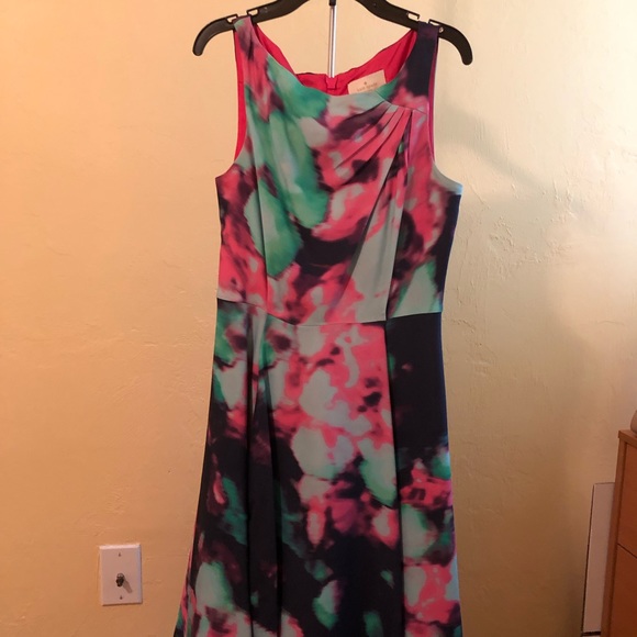 Kate Spade Silk abstract flowers dress - Picture 2 of 3